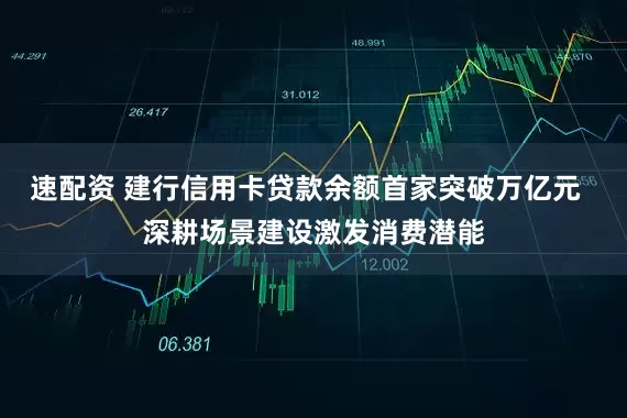 速配资 建行信用卡贷款余额首家突破万亿元 深耕场景建设激发消费潜能